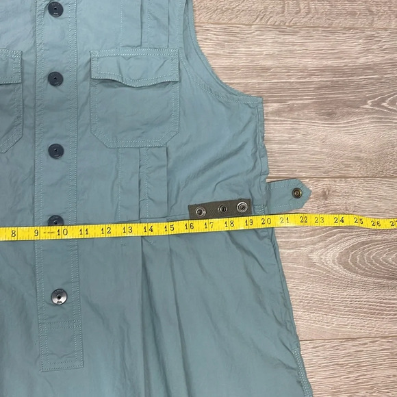 G-Star Raw Fit And Flare Dress Sleeveless Light Bright Nickel L - Picture 13 of 15